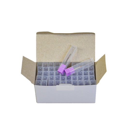 50Pcs Box Fine Grit F Cylinder Diamond Nail Bits 1.6*6mm Wholesale For Nail Salon (50pcs/box)