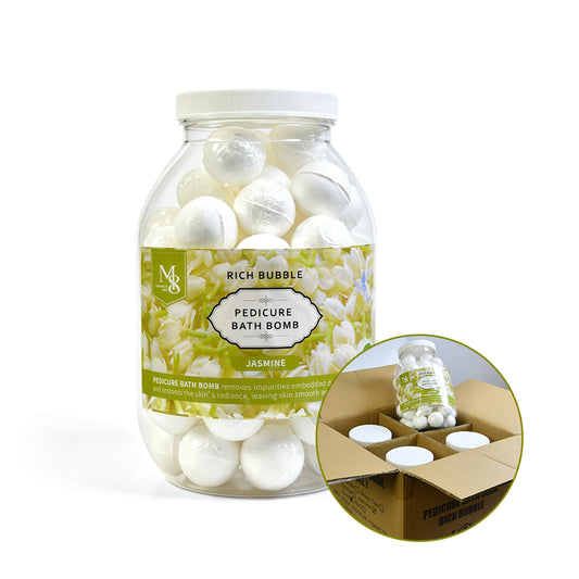 Wholesale Foot Spa Bath Bombs 6 Mixed Fragrances, 60Pcs/Jar 4Jars/CTN Bulk Pack