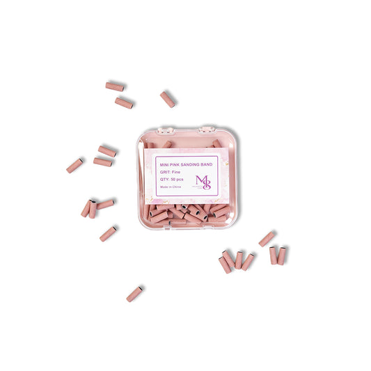mini sanding bands pink fit 3mm mandrel bits 80/120/150/240#Grit(50pcs/box)