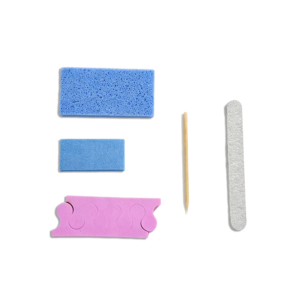 M8 Disposable Pedicure Kit 5pcs - New shaper pumice (200set/ctn)