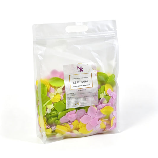 Flower Soap, 1LB/Bag 24*35cm, Rose fragrance Assorted Leaf & Flower Shapes, Gentle Hand & Foot Cleansing Soap