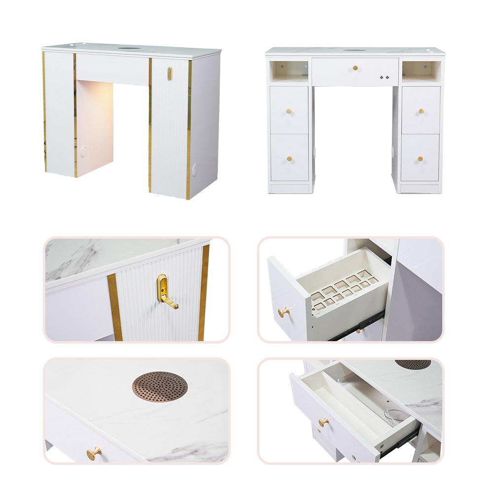 Wholesale Modern LED Nail Manicure Workstation（Please call for further information）