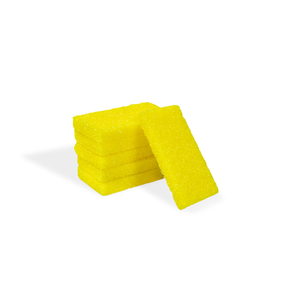 Wholesale Yellow Mini Disposable Pumice Pad | 1200Pcs Full Carton Foot Care Supplies