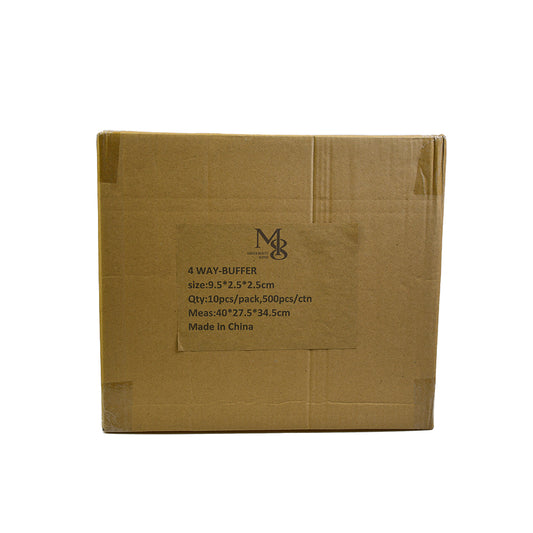 4 way buffer 100/100/180/180#Grit white (500pcs/ctn)