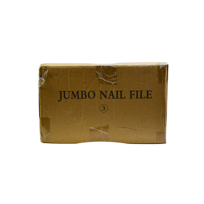 7 Inch Jumbo Zebra Nail File Bulk Carton | 1000 Pcs Professional Nail Files 80/80#Grit or 100/100#Grit（1000pcs/ctn）