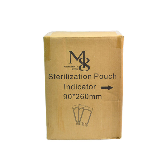 Wholesale Sterilization Pouch With Indicator Thumb Notch 4000Pcs Carton For Nail Salon Supply（90*260mm）