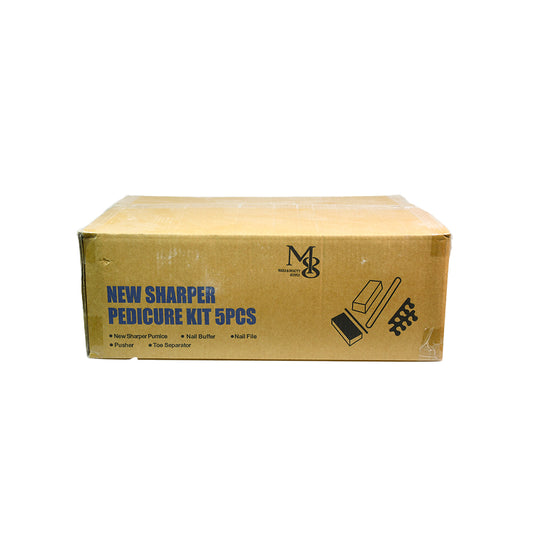 M8 Disposable Pedicure Kit 5pcs - New shaper pumice (200set/ctn)