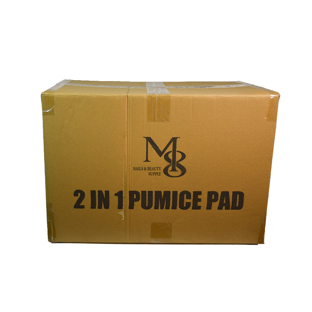 Wholesale 2 In 1 Pumice Pad, 48Packs/CTN 12Pcs/Pack Dual Grit Purple Coarse & Light Purple Fine Foot Exfoliating Pumice Pad