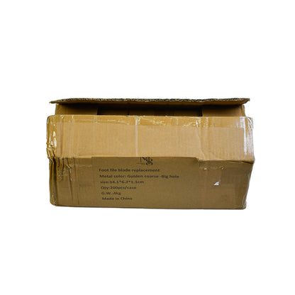 Wholesale Golden Foot File Blade Replacement Coarse Big‑Hole | 200Pcs Full Case