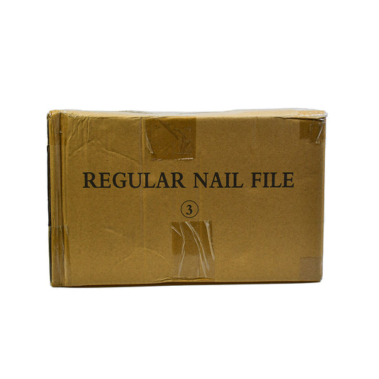 7 Inch Zebra Nail File Bulk Carton | 1000 Pcs Professional Nail Files 80/80#Grit or 100/100#Grit（1000pcs/ctn）