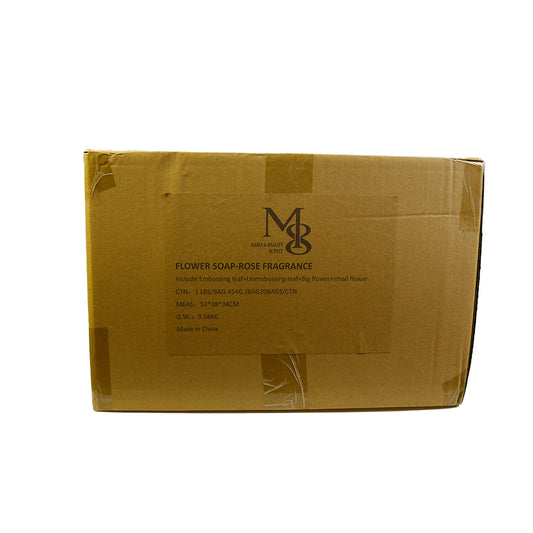 Wholesale Flower Soap, 20Bags/CTN 1LB/Bag, Rose fragrance Mixed Leaf & Flower Shapes Hand Foot Cleansing Soap