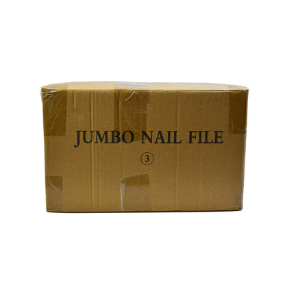7 Inch Jumbo Golden Nail File Bulk Carton | 1000 Pcs Professional Nail Files 80/80#Grit（1000pcs/ctn）