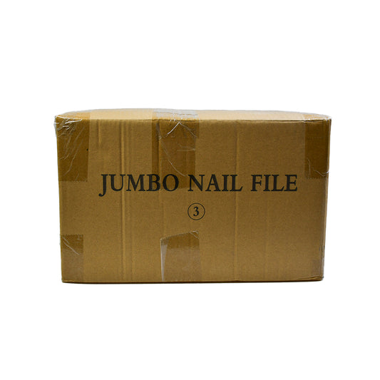7 Inch Jumbo Golden Nail File Bulk Carton | 1000 Pcs Professional Nail Files 80/80#Grit(1000pcs/ctn)