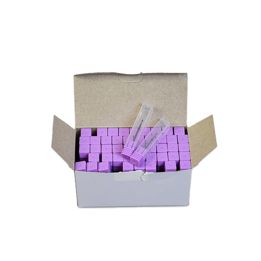 50Pcs Box Fine Grit F Flame Diamond Nail Bits 1.8*4.2mm Salon Wholesale（50pcs/box）