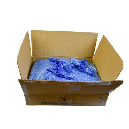 112cm Blue Disposable Pedicure Liner Strips Vacuum Packing | 400Pcs Carton