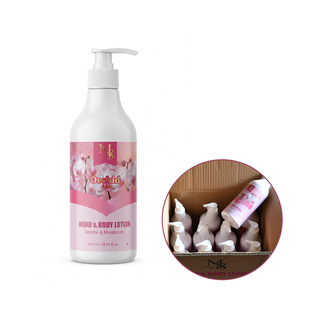 Wholesale Hand & Body Lotion, 12Pcs/CTN 500ml Per Bottle, 6 Natural Fragrances Moisturizing Body Skin Lotion