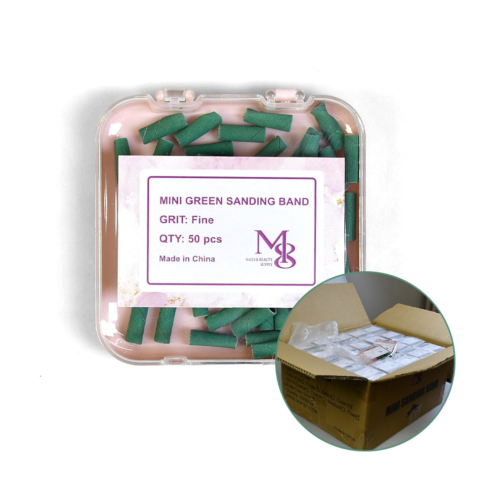 mini sanding bands green fit 3mm mandrel bits 80/120/150/240#Grit（10000pcs/ctn）