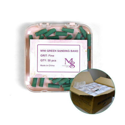 mini sanding bands green fit 3mm mandrel bits 80/120/150/240#Grit（10000pcs/ctn）