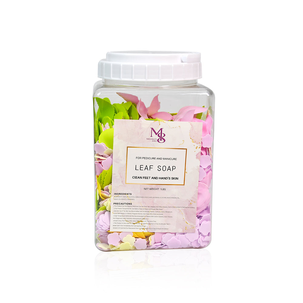454g/1LB Flower Soap, Hand & Foot Cleansing Soap, Assorted Flower & Leaf Shapes