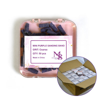 mini sanding bands purple fit 3mm mandrel bits 120/150/240#Grit（10000pcs/ctn）