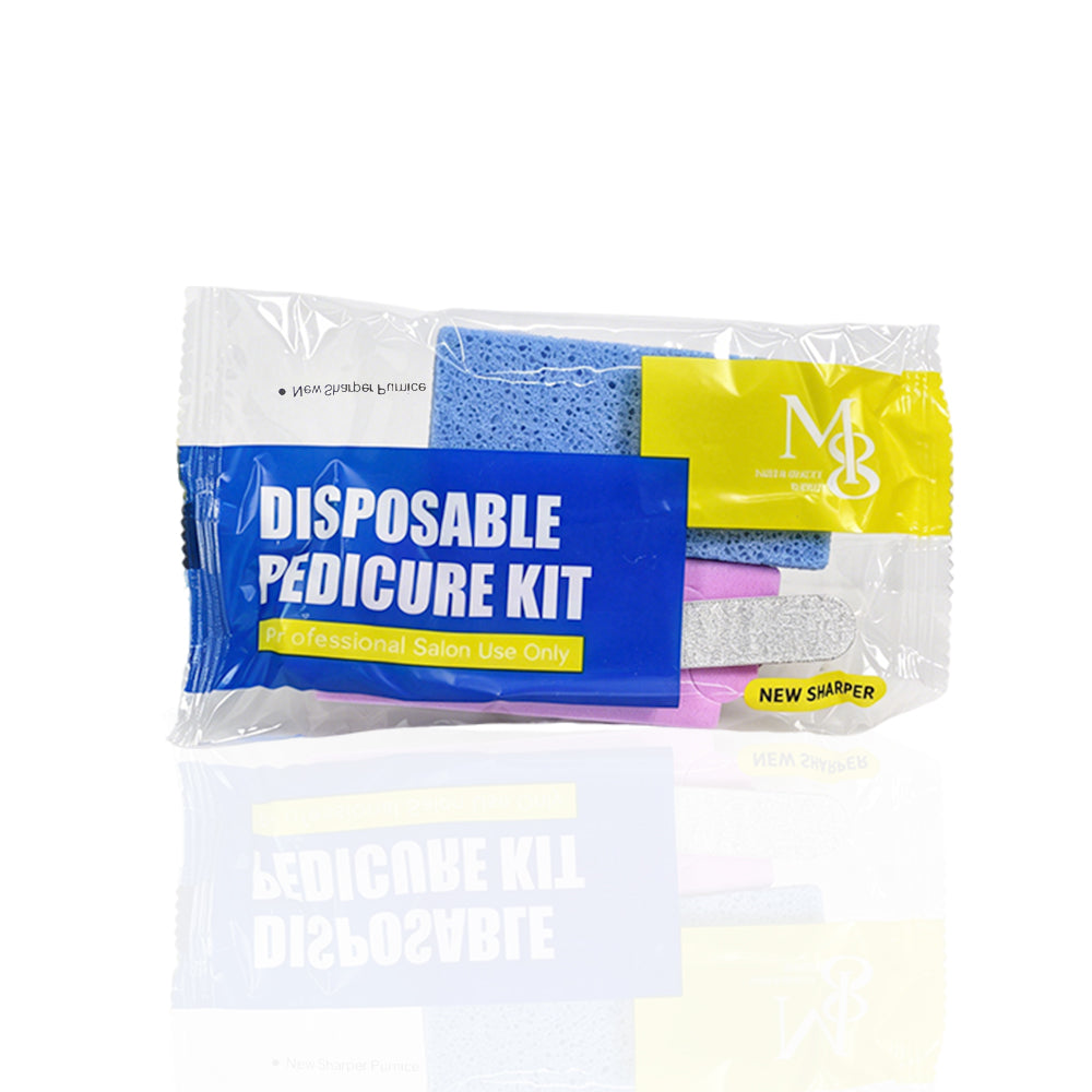 M8 Disposable Pedicure Kit 5pcs - New shaper pumice (200set/ctn)
