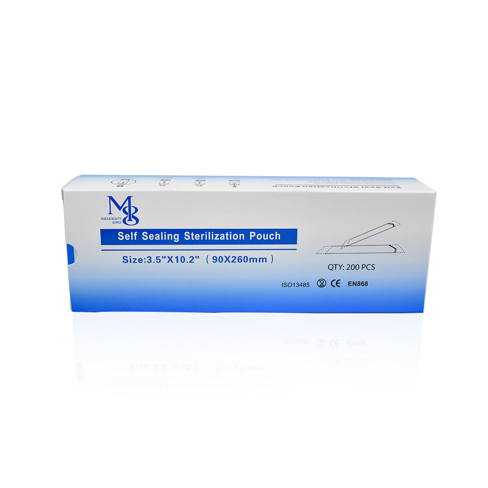 Wholesale Sterilization Pouch With Indicator Thumb Notch 4000Pcs Carton For Nail Salon Supply（90*260mm）