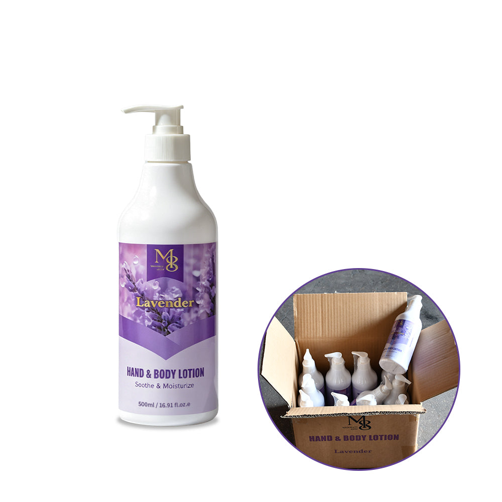 Wholesale Hand & Body Lotion, 12Pcs/CTN 500ml Per Bottle, 6 Natural Fragrances Moisturizing Body Skin Lotion