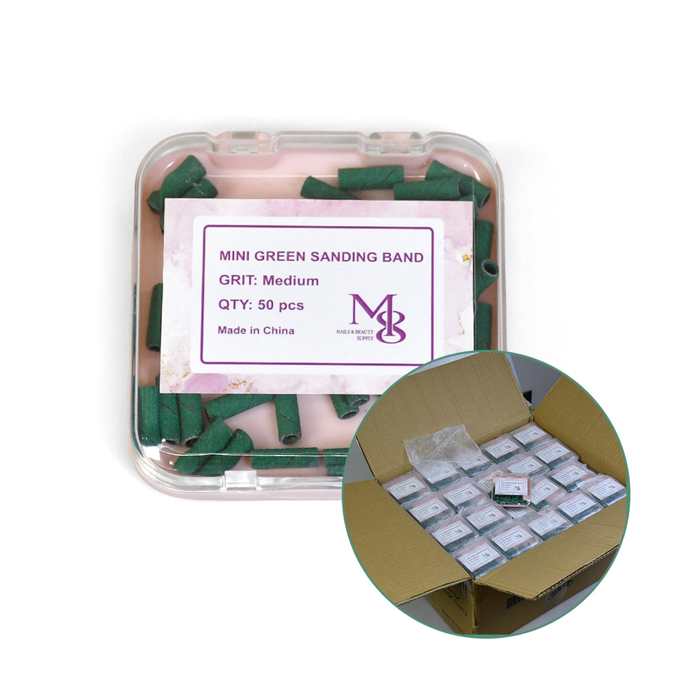 mini sanding bands green fit 3mm mandrel bits 80/120/150/240#Grit（10000pcs/ctn）