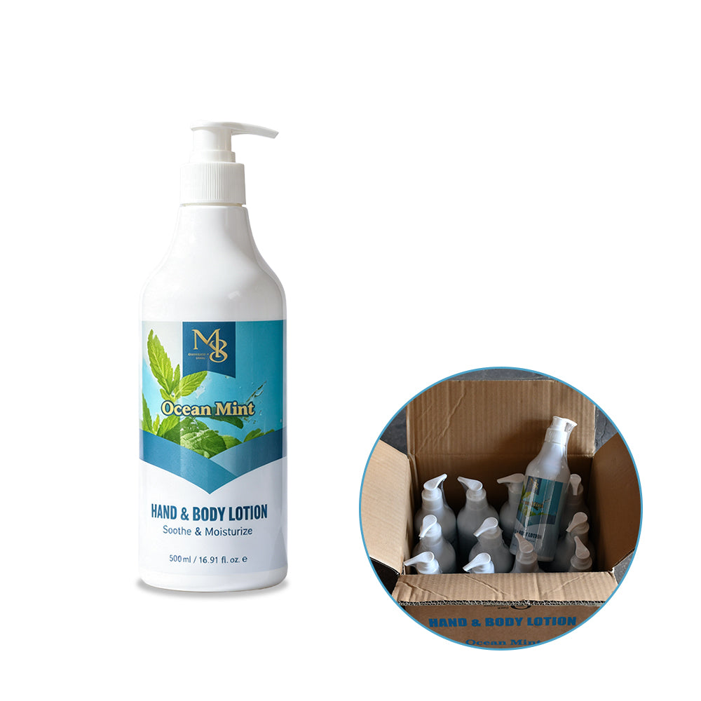Wholesale Hand & Body Lotion, 12Pcs/CTN 500ml Per Bottle, 6 Natural Fragrances Moisturizing Body Skin Lotion