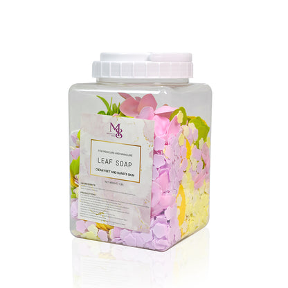 454g/1LB Flower Soap, Hand & Foot Cleansing Soap, Assorted Flower & Leaf Shapes