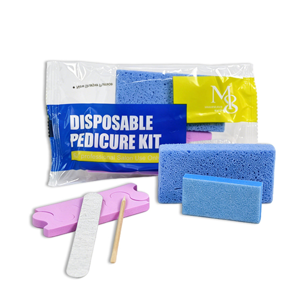 M8 Disposable Pedicure Kit 5pcs - New shaper pumice (200set/ctn)