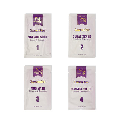 Deluxe 4‑Steps Pedi Kit 50 Sets Carton | Professional Bulk Pedicure Spa Kit（50set/ctn）
