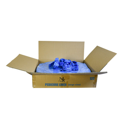 122cm Disposable Pedicure Liner Strips Vacuum Packed Blue Clear Optional | 400Pcs Carton