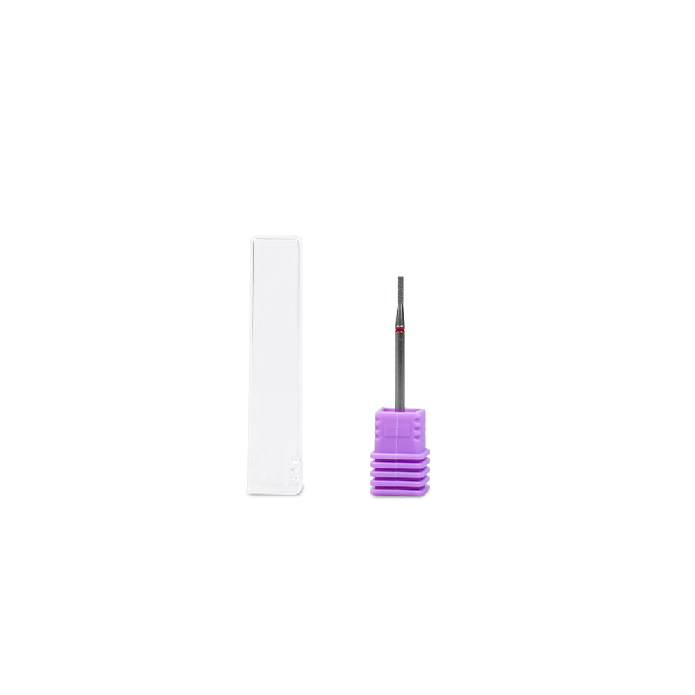 50Pcs Box Fine Grit F Cylinder Diamond Nail Bits 1.6*6mm Wholesale For Nail Salon (50pcs/box)