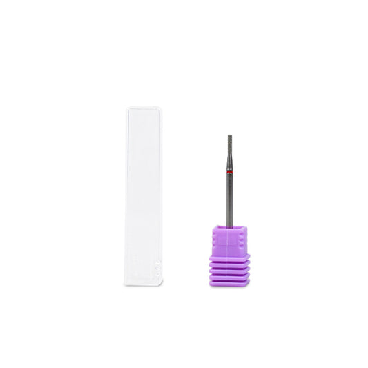 Fine Grit F Cylinder Diamond Nail Bit 1.6*6mm For Nail Sidewall Cleaning