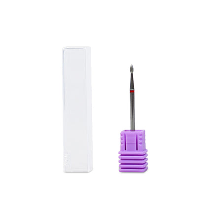 Fine Grit F Flame Diamond Nail Bit 1.8*4.2mm For Cuticle Work