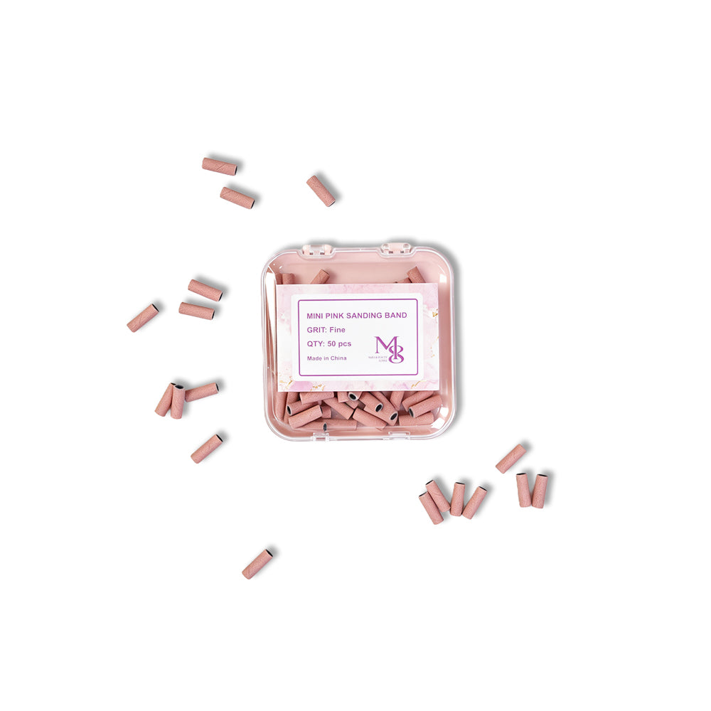 mini sanding bands pink fit 3mm mandrel bits 80/120/150/240#Grit（50pcs/box）