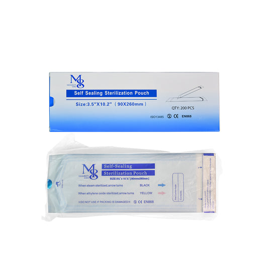Sterilization Pouch With Indicator & Thumb Notch 200Pcs Box（200pcs/box）