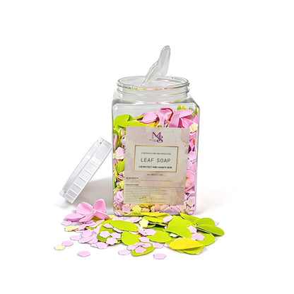 454g/1LB Flower Soap, Hand & Foot Cleansing Soap, Assorted Flower & Leaf Shapes