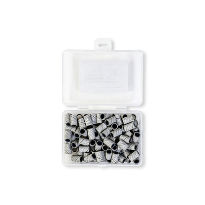 regular sanding bands zebra fit 6.3mm mandrel bits 80/120/150/240#Grit（100pcs/box）