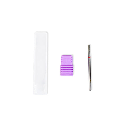 Fine Grit F Cylinder Diamond Nail Bit 1.6*6mm For Nail Sidewall Cleaning