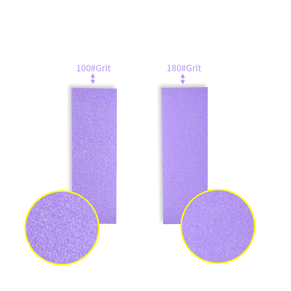 3 way buffer 80/80/100#Grit purple (500pcs/ctn)