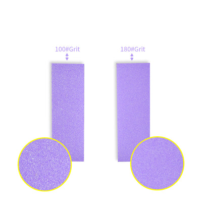 3 way buffer 80/80/100#Grit purple (500pcs/ctn)