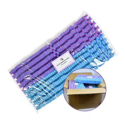 Wholesale PE 4 Hole Toe Separator 7mm Mixed Color 1000 Pairs Carton For Nail Salon Pedicure