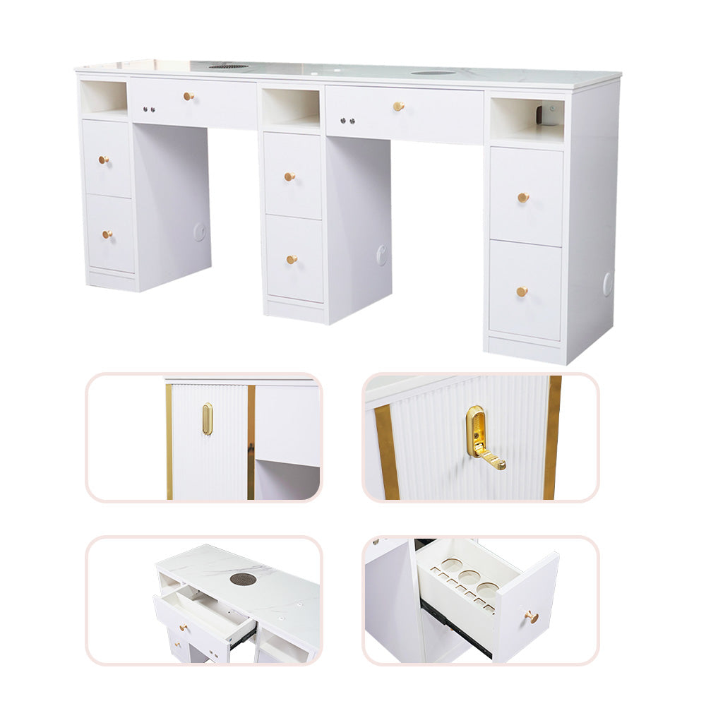 Wholesale Modern Double Person Nail Manicure Workstation （Please call for further information）