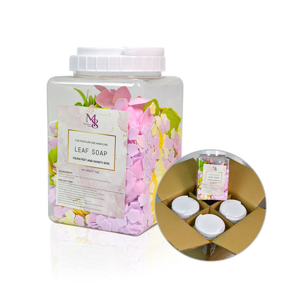 Bulk Flower Soap 1lbs/Jar, 4Jars/CTN, Multi Shapes Hand Foot Soap
