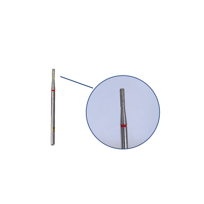 Fine Grit F Cylinder Diamond Nail Bit 1.6*6mm For Nail Sidewall Cleaning