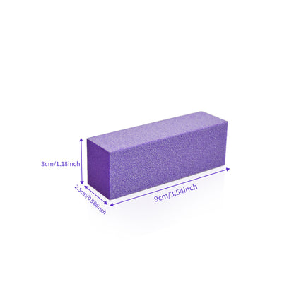 3 way buffer 80/80/100#Grit purple (500pcs/ctn)