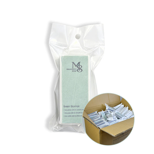 Wholesale 4 Way Shiny Nail Buffer Block 200Pcs/CTN Individually OPP Bag Nail Buffing Block