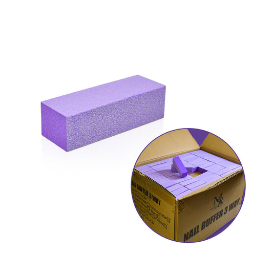 3 way buffer 80/80/100#Grit purple (500pcs/ctn)